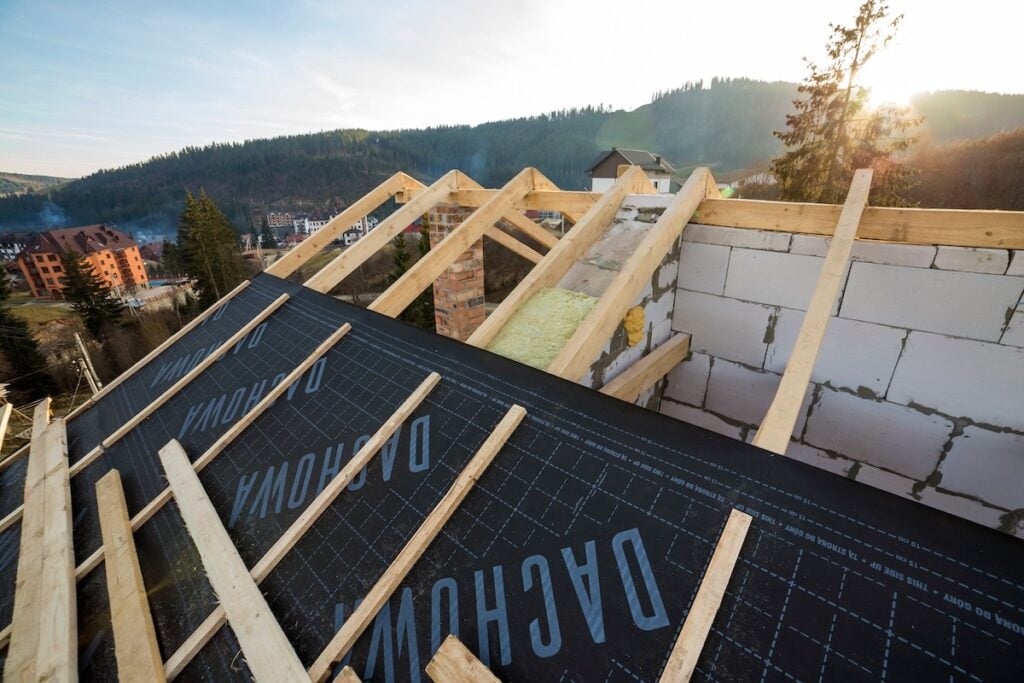 roof underlayment a new roof