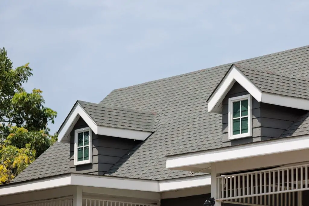 Shingles roof home