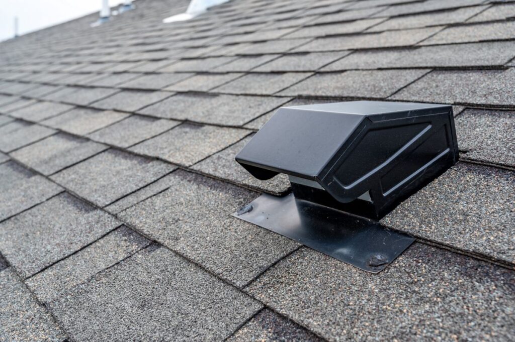 roof vent installation small shingles roof