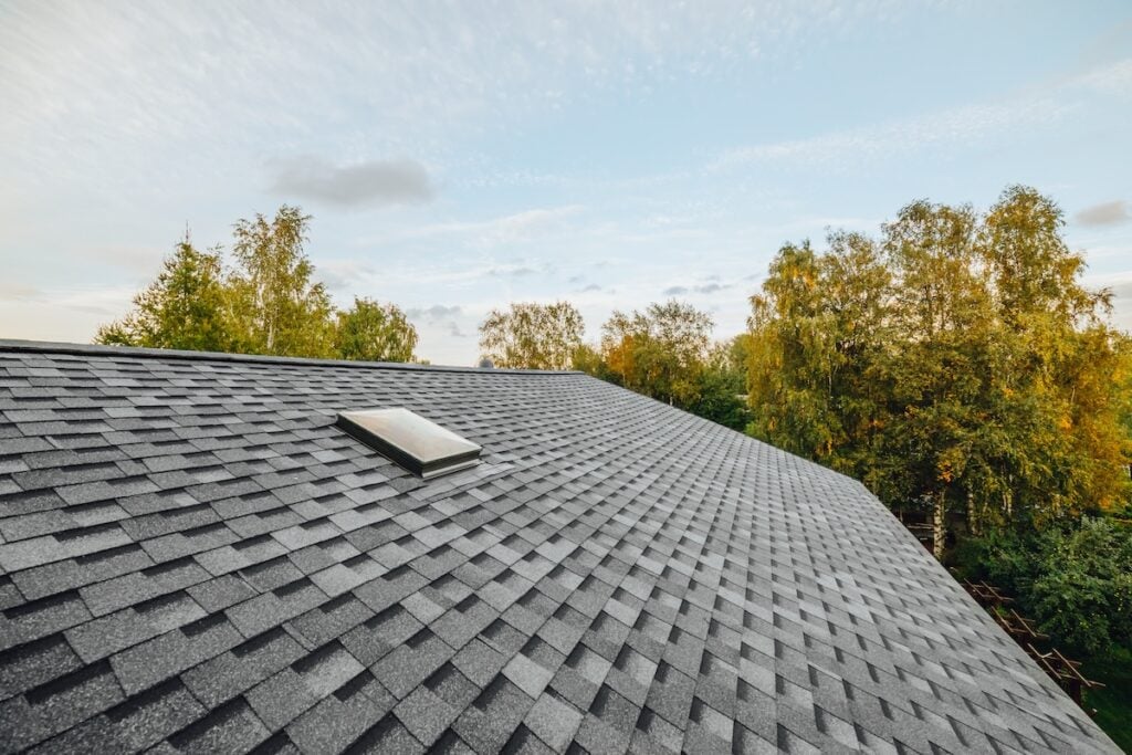 roofing companies in peoria il new renovated roof covered with shingles flat polymeric roof-tiles